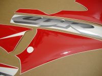 Honda CBR 600 F4 2003 - Silber/Rot/Schwarz Version - Dekorset