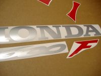 Honda CBR 600 F4 2006 - Rot/Schwarze Version - Dekorset