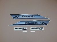 Kawasaki ZZR 1400 ABS 2010 - Schwarz/Graue Version - Dekorset