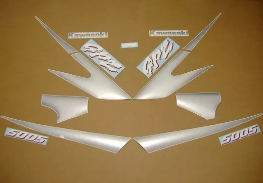 Kawasaki GPZ 500S 1996 - Blau/Silber Version - Dekorset