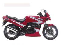 Kawasaki GPZ 500S 1999 - Rot/Silber Version - Dekorset