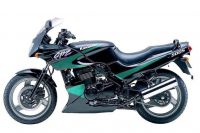 Kawasaki GPZ 500S 2000 - Black/Green Version - Decalset