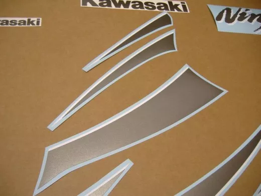 Kawasaki 250R Ninja 2007 - Blaue Version - Dekorset