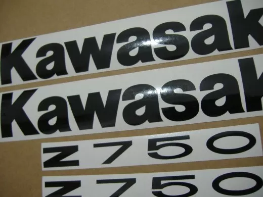 Kawasaki Z 750 2011 - Weiße Version - Dekorset