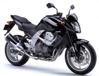 Kawasaki Z 750 2007 - Schwarze Version - Dekorset