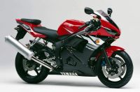 Yamaha YZF-R6 RJ05 2003 - Red Version - Decalset