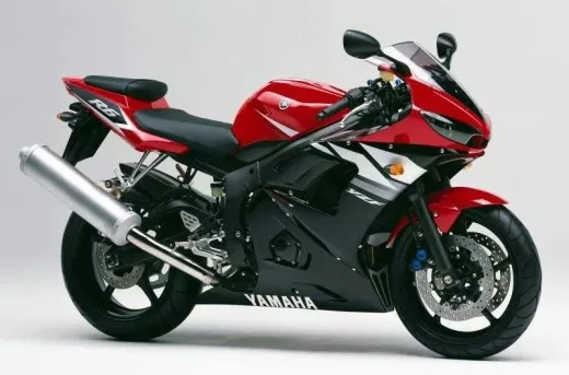 Yamaha YZF-R6 RJ05 2003 - Rote Version - Dekorset
