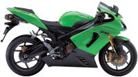 Kawasaki ZX-6R 2005 - Grüne Version - Dekorset