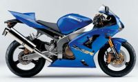 Kawasaki ZX-6R 2003 - Blue Version - Decalset