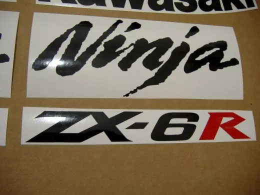 Kawasaki ZX-6R 2008 - Gelbe Version - Dekorset