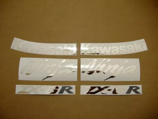 Kawasaki ZX-6R 2007 - Schwarze Version - Dekorset