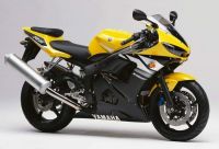 Yamaha YZF-R6 RJ05 2003 - Gelbe Version - Dekorset