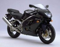 Kawasaki ZX-9R 1999 - Schwarze Version - Dekorset