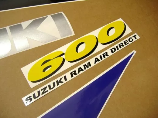 Suzuki GSX-R 600 1997 - Grau/Lila Version - Dekorset
