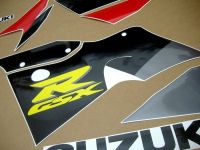 Suzuki GSX-R 600 1997 - Rot/Grau/Schwarz Version - Dekorset