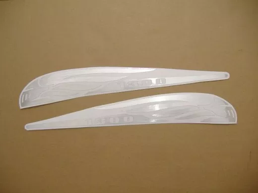 Honda VTX 1300 - Gebürstetes Aluminium Tank-Dekorset