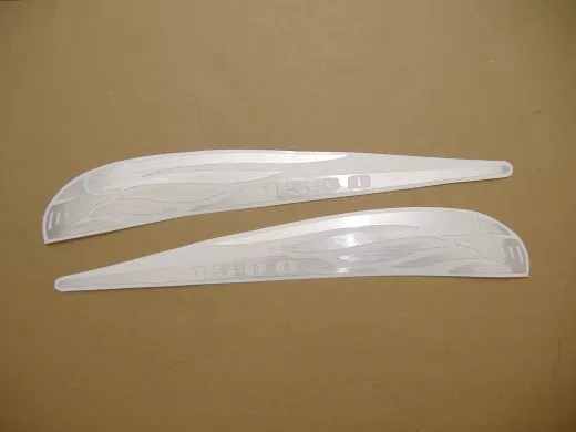 Honda VTX 1300 - Gebürstetes Aluminium Tank-Dekorset