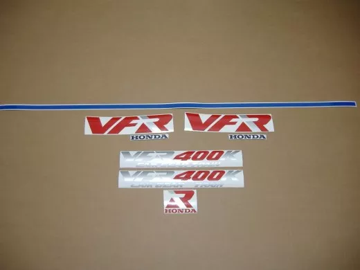 Honda VFR 400K 1991 - Dunkelblaue Version - Dekorset