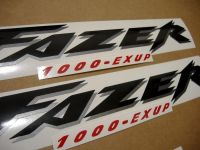 Yamaha FZS1000 Fazer 2004 - Silber Version - Dekorset