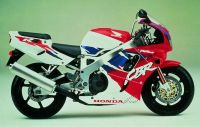 Honda CBR 900RR 1995 - Red/White/Purple Version - Decalset