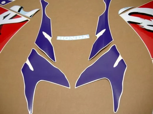 Honda CBR 900RR 1995 - Rot/Weiß/Lila Version - Dekorset