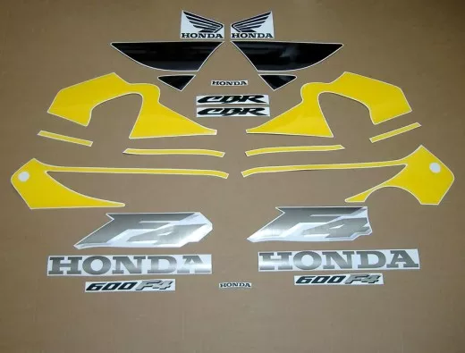 Honda CBR 600 F4 1999 - Gelb/Schwarz Version - Dekorset