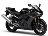 Yamaha YZF-R6 RJ095 2005 - Black Version - Decalset