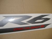 Yamaha YZF-R6 RJ095 2005 - Schwarze Version - Dekorset