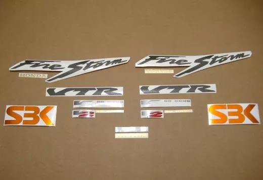 Honda VTR 1000F 1998 - Rote Version - Dekorset