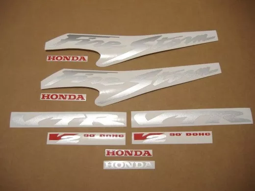 Honda VTR 1000F 1999 - Dunkelblaue Version - Dekorset