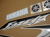 Yamaha FZS600 Fazer 2002 - Blaue Version - Dekorset