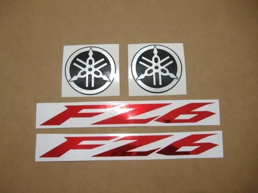 Yamaha FZ6 2005 - Rote Version - Dekorset