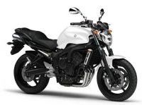 Yamaha FZ6 S2 2007 - Weiße Version - Dekorset