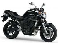 Yamaha FZ6 S2 2008 - Schwarze Version - Dekorset