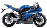 Yamaha YZF-R6 RJ11 2006 - Blue US Version - Decalset