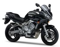 Yamaha FZ6 Fazer 2006 - Schwarze Version - Dekorset