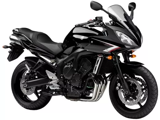 Yamaha FZ6 Fazer S2 2007 - Schwarze Version - Dekorset