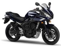 Yamaha FZ6 Fazer S2 2007 - Dunkelblaue Version - Dekorset