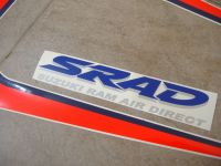 Suzuki GSX-R 750 1997 - Weiß/Blaue Version - Dekorset