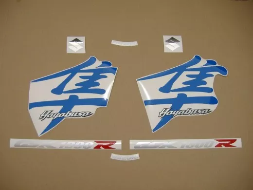 Suzuki Hayabusa 2007 - Blaue Version - Dekorset