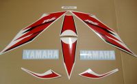 Yamaha YZF-R6 RJ11 2006 - Weiß/Rote Version - Dekorset