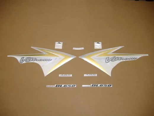 Suzuki DL650 V-STROM 2010 - Weiße Version - Dekorset