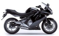 Kawasaki ER-6F 2006 - Schwarze Version - Dekorset