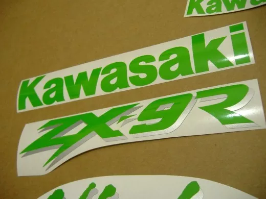 Kawasaki ZX-9R 2000 - Schwarze Version - Dekorset