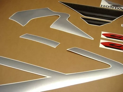 Honda CBR 600 F4 Sport 2001 - Silber/Schwarze Version - Dekorset