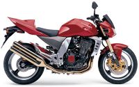 Kawasaki Z1000 2004 - Red Version - Decalset