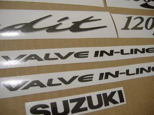 Suzuki Bandit 1200S 2001 - Silber Version - Dekorset