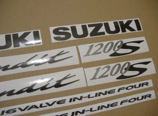 Suzuki Bandit 1200S 2001 - Silber Version - Dekorset