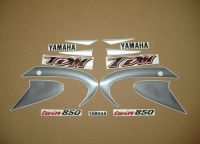 Yamaha TDM 850 4TX 2000 - Silber/Graue Version - Dekorset