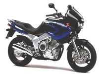 Yamaha TDM 850 4TX 2001 - Blau/Schwarze Version - Dekorset